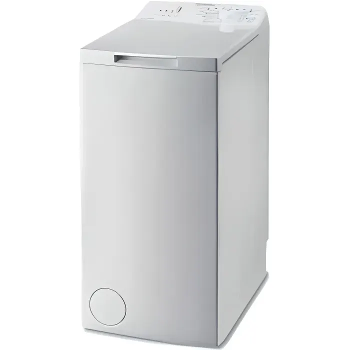Lave Linge Top 6kg / 1200trs / A+++ac/ Moteur Universel/acces Dirct Tam Indesit - Btwl6230fr/n — coloris Blanche