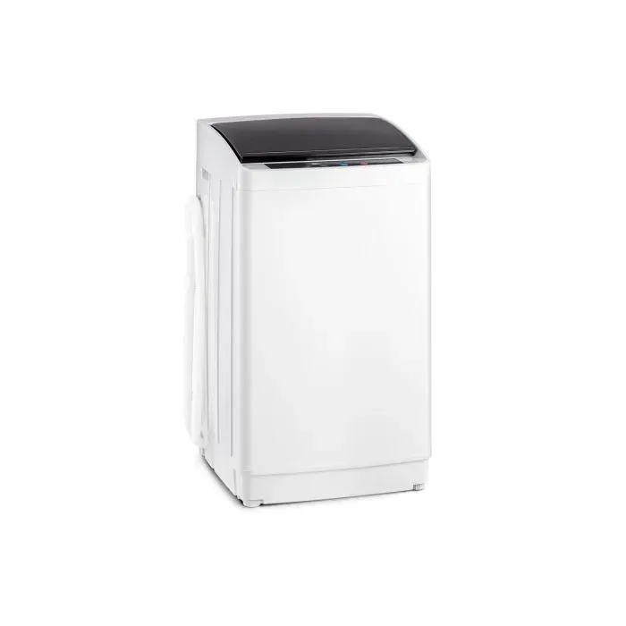 Lave-linge top - ALIGHTUP - 5KG - Eco - Intensif - 8 programmes - sans fonction de chauffage — coloris Gris