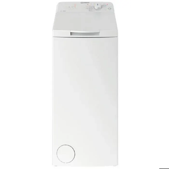 Lave-linge top INDESIT BTWNL60400FR/N - 6 kg - L40 cm - 1000 trs/min - Classe C - Blanc