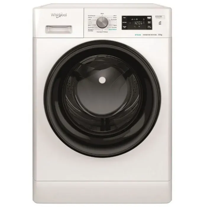 Lave-linge WHIRLPOOL FFB8469BVFR - 8 kg - FreshCare+ - 1400 trs/min - Économie dénergie