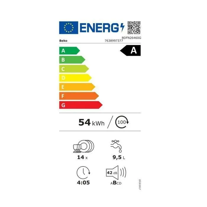 Lave-vaisselle 60 cm BEKO BDFN26460G — vue 2