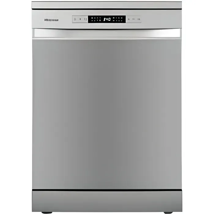 Lave-vaisselle 60 cm HISENSE HS622E10X - Gris - 2 bras de lavage - 4 plans darrosage