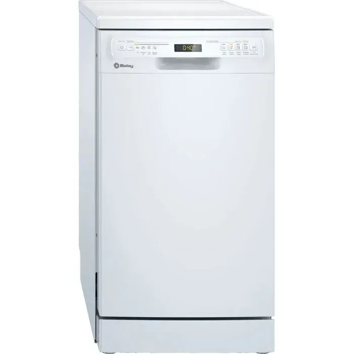 Lave-vaisselle - BALAY - 3VN4030BA - 45 cm - 4 programmes - Écran intégré — coloris Blanche