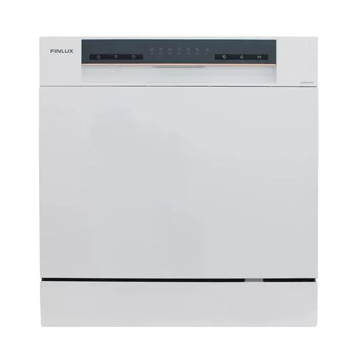 Lave-vaisselle compact Finlux WQP8 White 8 couverts 7 programmes écran LED départ différé blanc Classe F