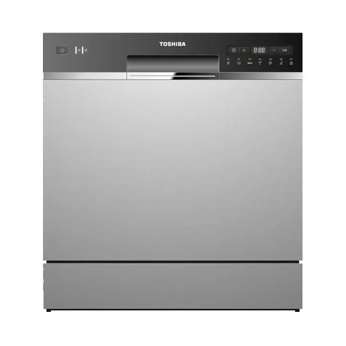 Lave-vaisselle compact - TOSHIBA - DW-08T2ES - 8 couverts - 7 programmes - 55 cm