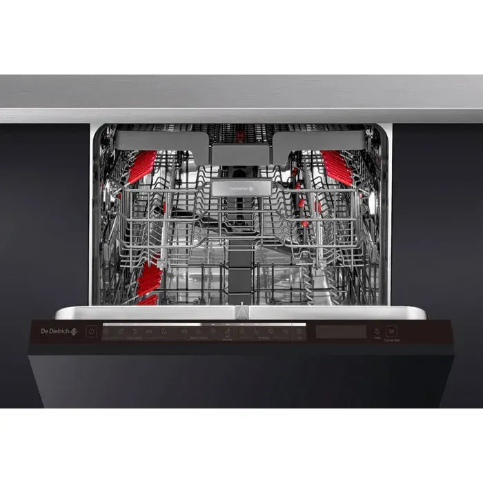 Lave-vaisselle encastrable - De Dietrich - 16 couverts - Cavité réhaussée - Assiettes et plats jusqu’à 33 cm