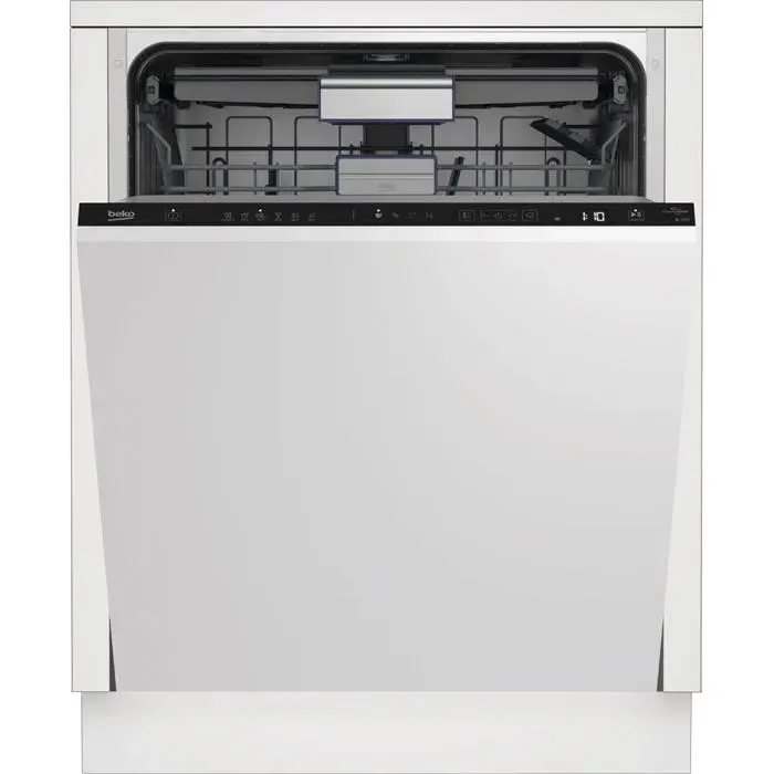 Lave-vaisselle intégrable - Beko - Capteur de pureté de leau - Programme automatique - Programme hygiène