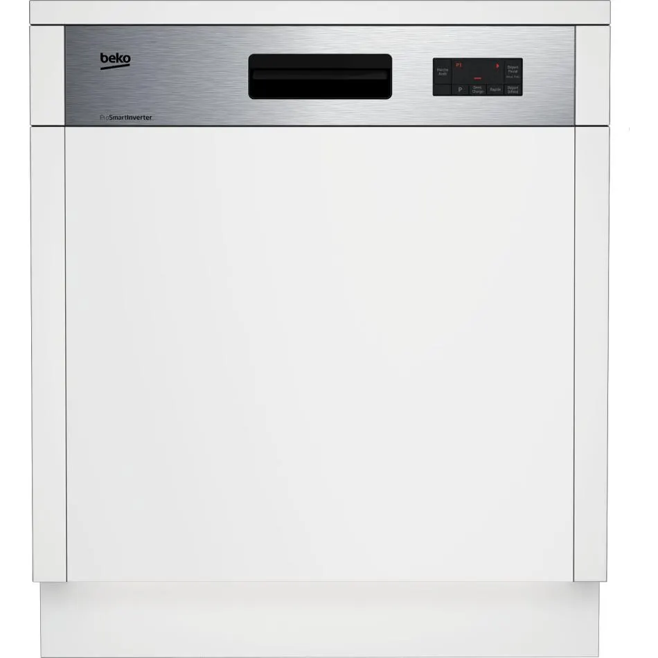Lave-vaisselle intégrable BEKO PDSN 25311 X — coloris Bandeau inox
