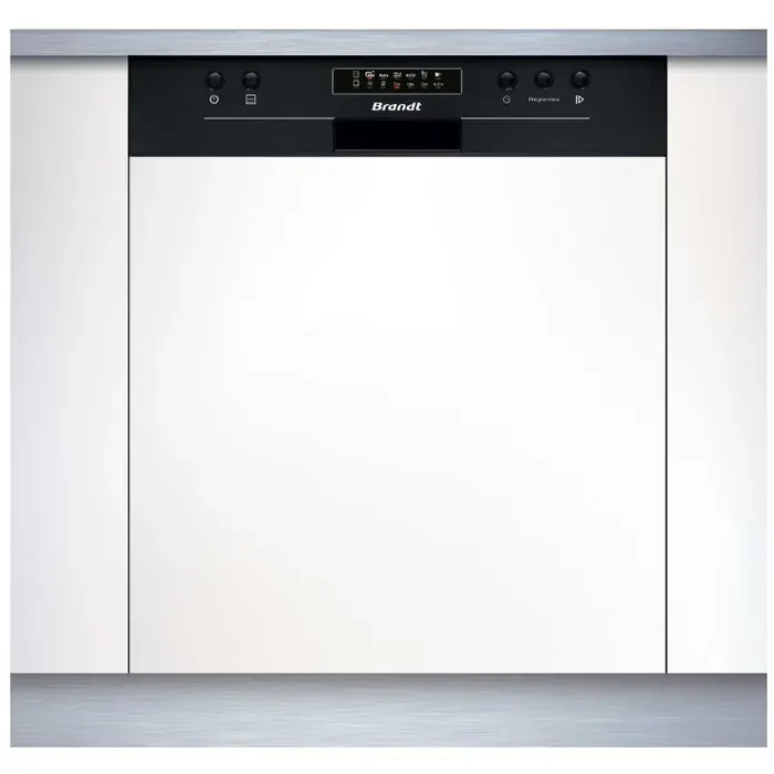 Lave-Vaisselle intégrable BRANDT BDB424LB - Largeur 598 cm - Niveau de pression acoustique 44 dB — coloris Gris