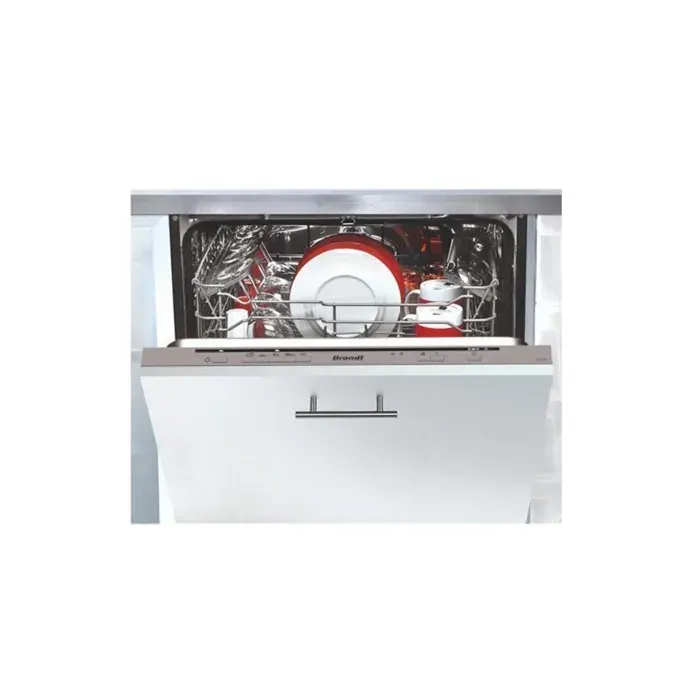 Lave-vaisselle intégrable - BRANDT - VH3772J - 5 programmes - 47 dB - Demi-charge
