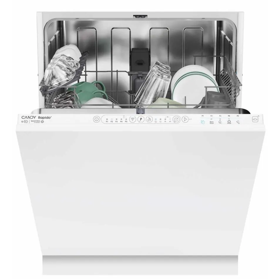 Lave-vaisselle intégrable CANDY CIP3E7L0W — coloris Tout intégrable