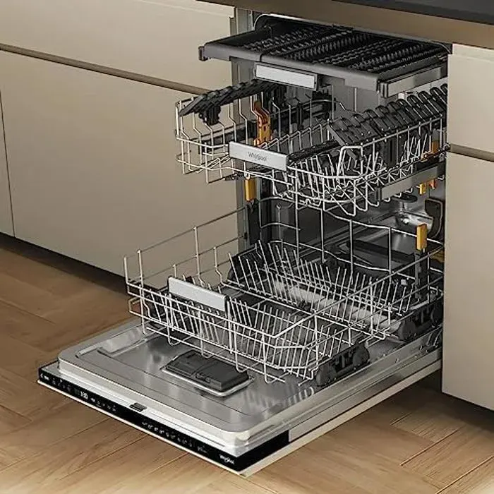 Lave-vaisselle intégrable WHIRLPOOL - 15 couverts - Classe énergétique C - Auto - Départ différé — coloris Gris