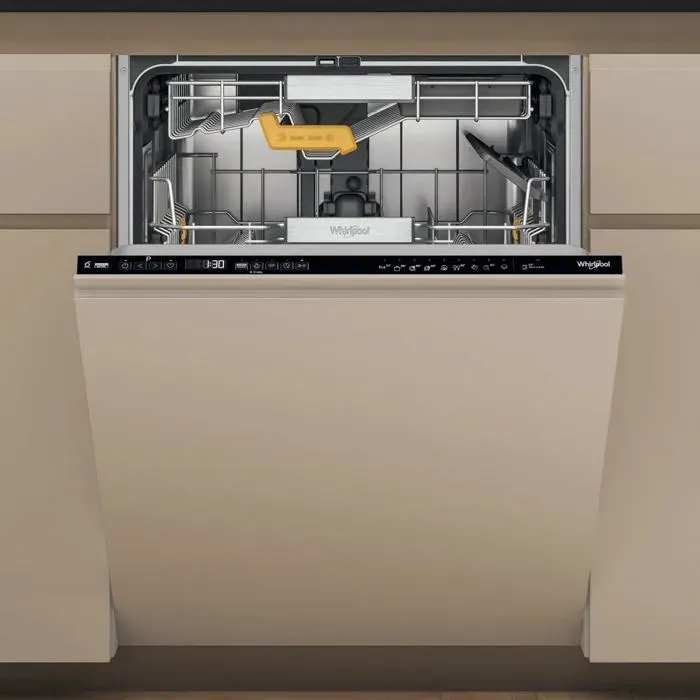 Lave-vaisselle intégrable - Whirlpool - Power Clean Pro - Commande tactile
