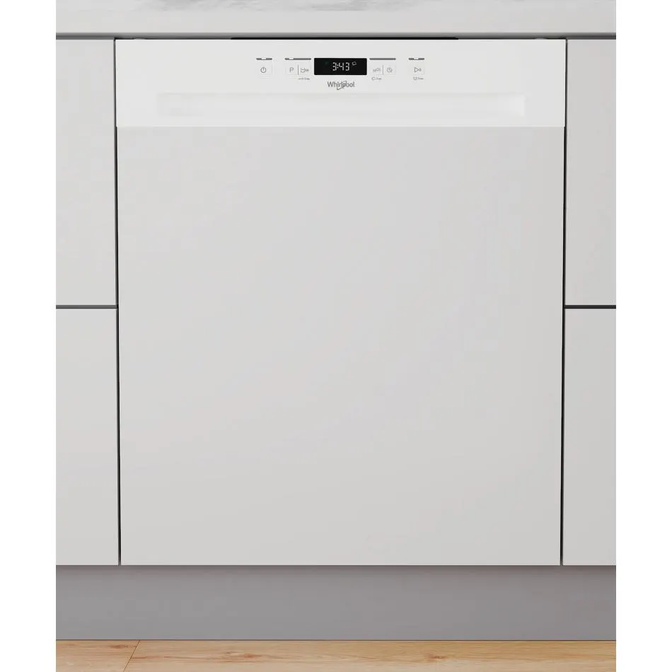 Lave-vaisselle intégrable WHIRLPOOL W3PFD636W — coloris Bandeau blanc