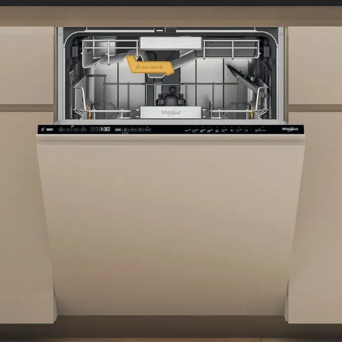 Lave-vaisselle intégrable - Whirlpool - W8I HP42 L - Capteur de pureté de leau - Programme automatique - Départ différé