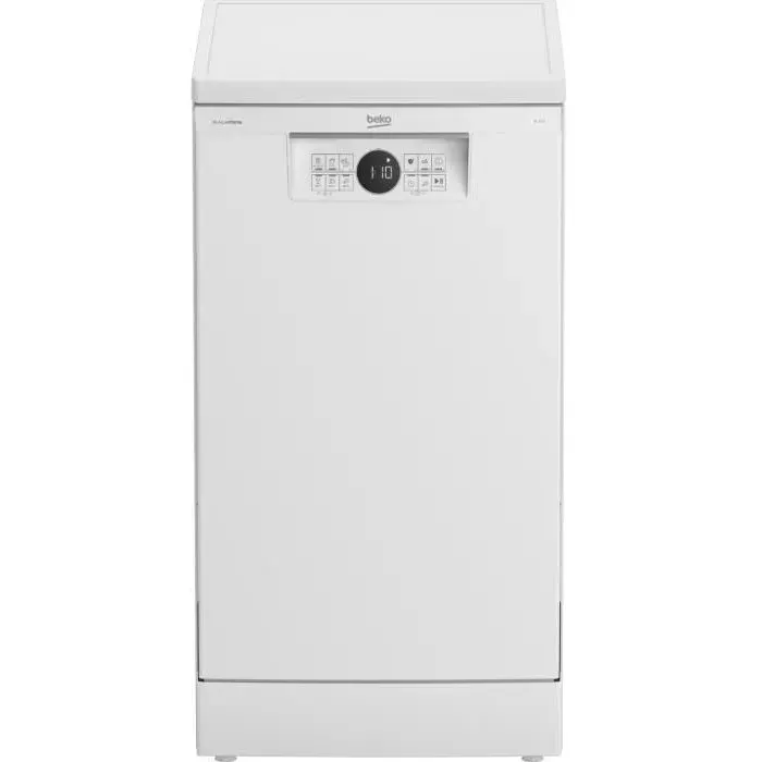 Lave-vaisselle pose libre BEKO BDFS26041WQ - 10 couverts - Induction - 45 cm - 45 dBA - Classe C - Blanc