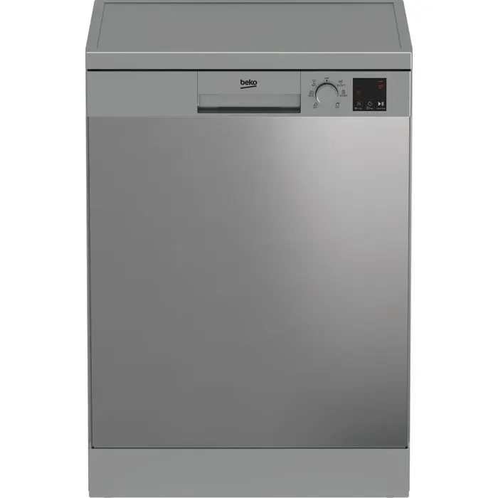 Lave-vaisselle pose libre BEKO Série b100 DVN06430X - 14 couverts - L60cm - 47 dB - Ouverture auto - Inox