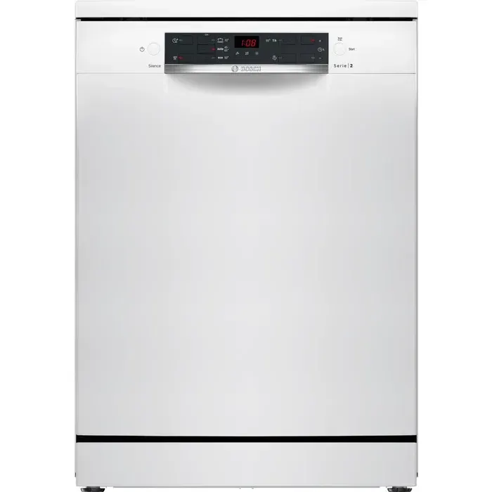 Lave-vaisselle pose libre Bosch SMS25AW09F 60 cm, Blanc — vue 2