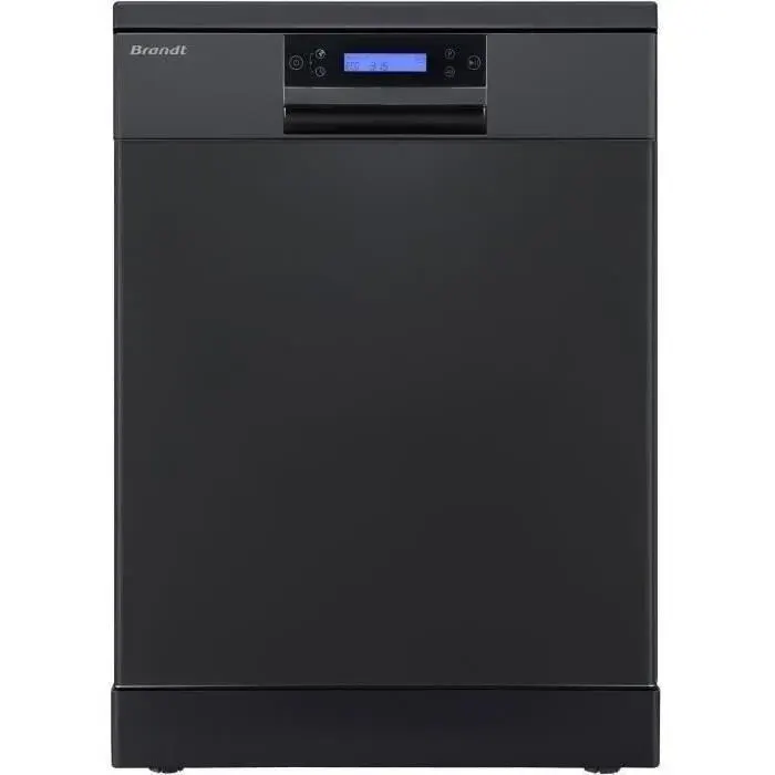 Lave-vaisselle pose libre BRANDT LVC144IB - 14 couverts - Induction - L60cm - 44dB - Classe C - Noir