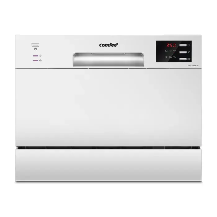 Lave Vaisselle Pose Libre Comfee CDWTT602EWD L55cm 47db 6 Couverts 6 Programmes Affichage LED Blanc Classe D