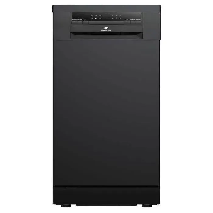 Lave-vaisselle pose libre - CONTINENTAL EDISON - CELV1145B - 11 couverts - 45 cm - 47 dB - Noir