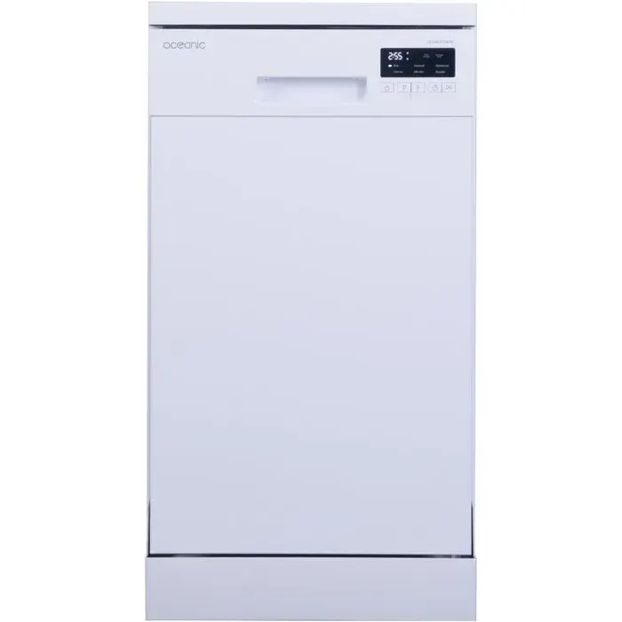 Lave-vaisselle pose libre OCEANIC OCEALV1047W - 10 couverts - Induction - L45cm - 47 dB - Blanc