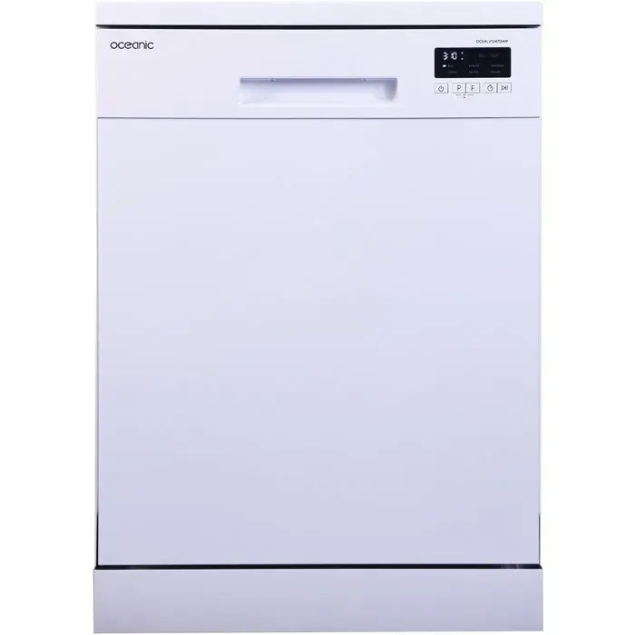 Lave-vaisselle pose libre OCEANIC OCEALV1247DWP - 12 couverts - Induction - L60cm - 47 dB - Blanc