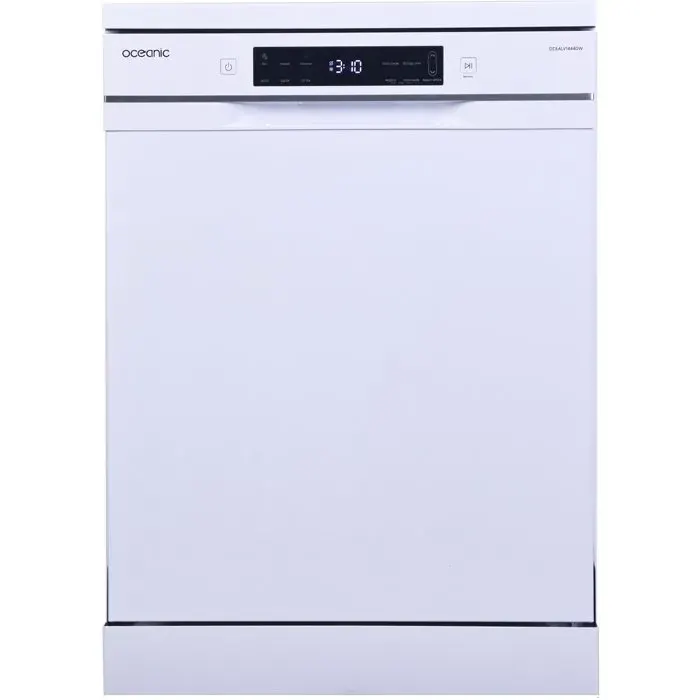 Lave-vaisselle pose libre OCEANIC OCEALV1444DW - 14 couverts - Induction - L60cm - 44 dB - Blanc