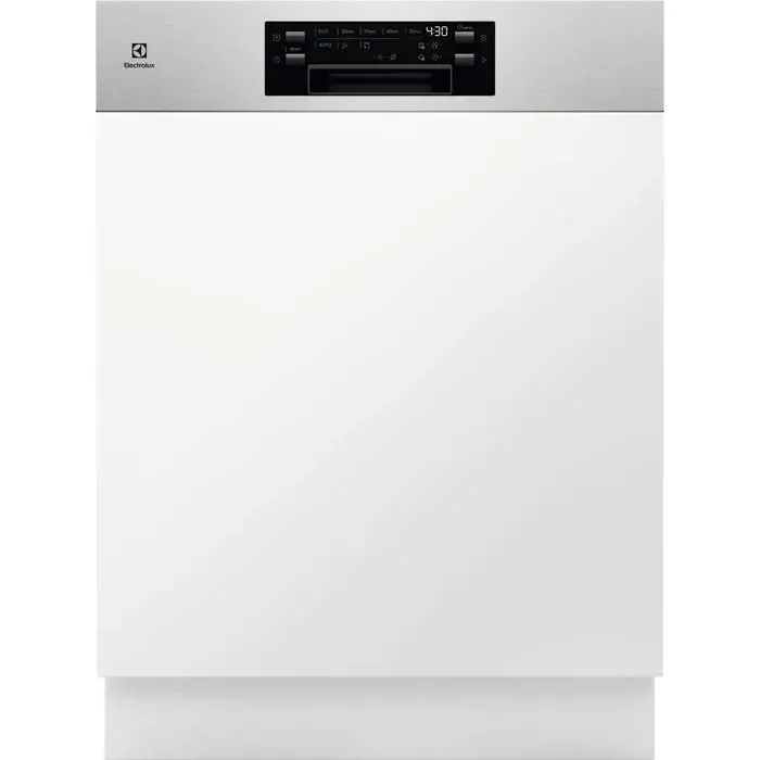 Lave-vaisselle semi-encastrable ELECTROLUX E62ID221SX - 14 couverts - Induction- L60cm - tiroir à couverts - 42 dB