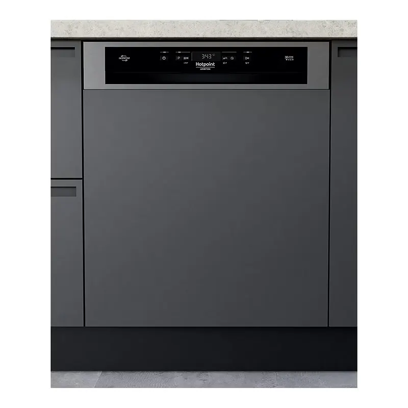 Lave-vaisselle Semi-integrable Hotpoint Ha3pb14bn7a0x — coloris INOX