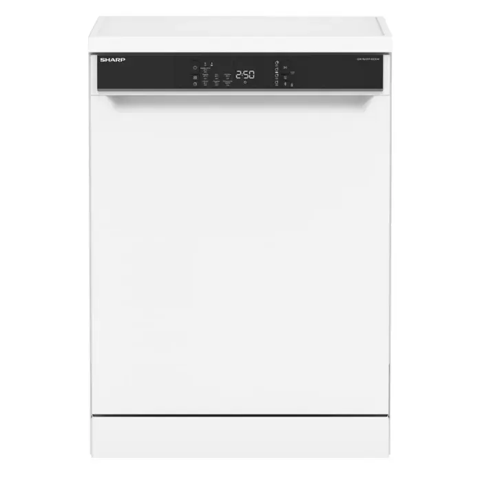 Lave-vaisselle - SHARP - QWNA1FF45D6W - 60 cm - 16 couverts - 45 dB — coloris Blanc