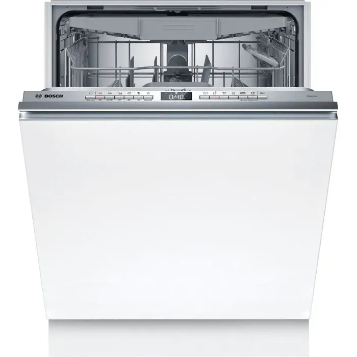 Lave-vaisselle tout encastrable BOSCH SBH4HVX14E SER4 - 14 couverts - L60 cm XXL (grande hauteur) - 46 dB - Porte à glissières
