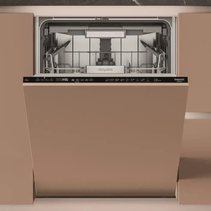 Lave-vaisselle tout encastrable HOTPOINT H7IHP40L - 15 couverts - 40 dB - Classe C - Maxi Space - tiroir à couverts