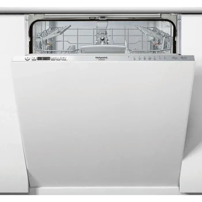 Lave-vaisselle tout encastrable HOTPOINT HI5030W - 14 couverts - Induction - 43dB