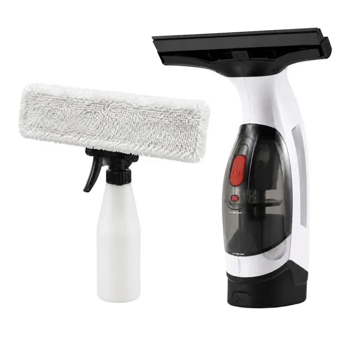 Lave Vitres Sans Fil à batterie Lithium 37 V 150ml Raclette 280mm Pulvérisateur & Microfibre Itools