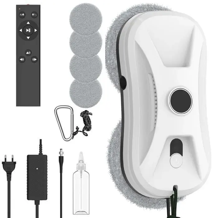 Laveur de vitres robot nettoyeur de vitres pulvérisation entièrement automatique nettoyeur vitres pour fenêtres carrelage portes de