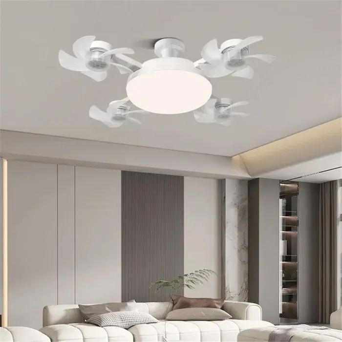 LED Drone Ventilateur Lumière Télécommande Ventilateur Lumière pour Salon et Chambre