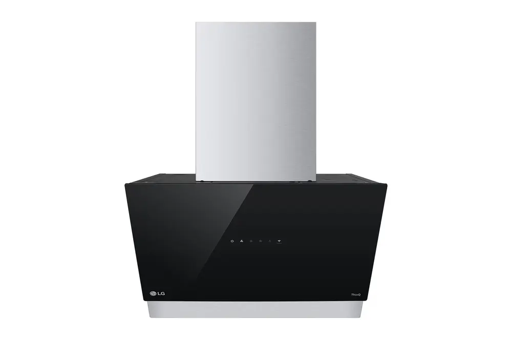 Lg - Hotte Décorative Murale Inclinée Hcez2428b Thinq — vue 4