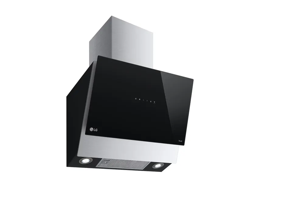 Lg - Hotte Décorative Murale Inclinée Hcez2428b Thinq — vue 12