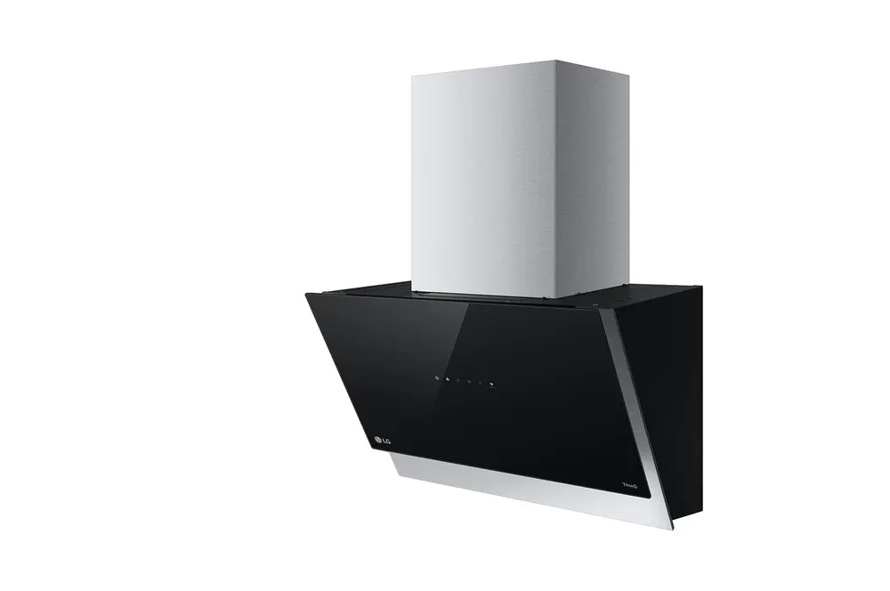 Lg - Hotte Décorative Murale Inclinée Hcez2428b Thinq — vue 7