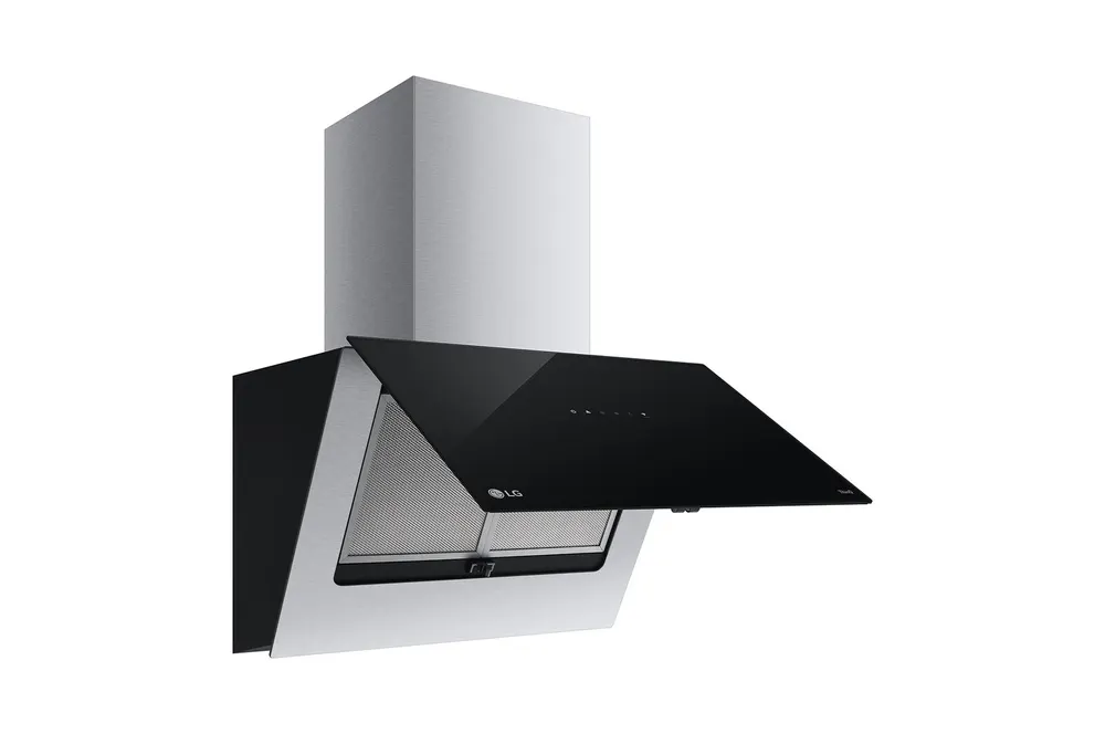 Lg - Hotte Décorative Murale Inclinée Hcez2428b Thinq — vue 10