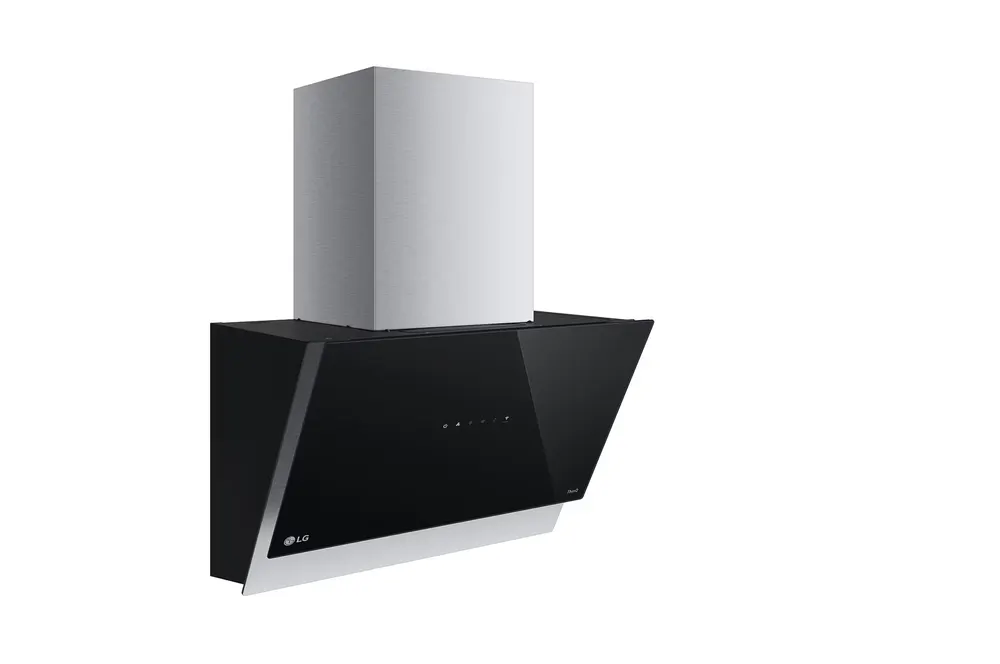 Lg - Hotte Décorative Murale Inclinée Hcez2428b Thinq — vue 6