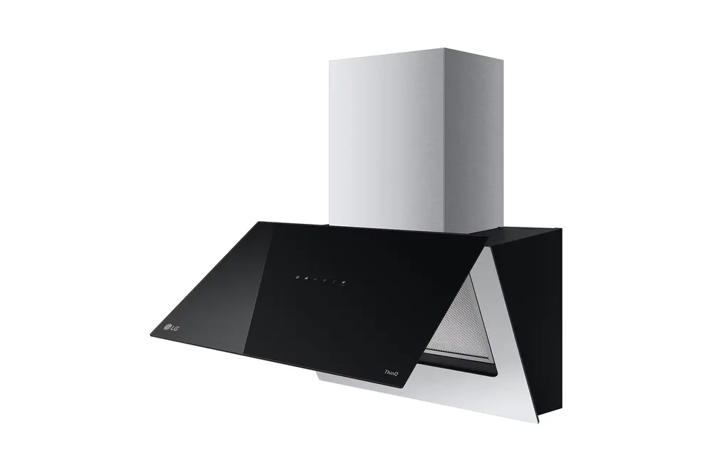 Lg - Hotte Décorative Murale Inclinée Hcez2428b Thinq — vue 9