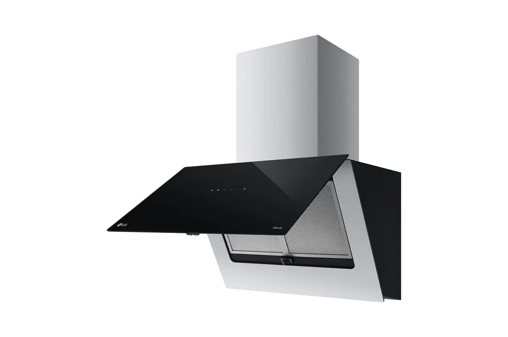Lg - Hotte Décorative Murale Inclinée Hcez2428b Thinq — vue 11