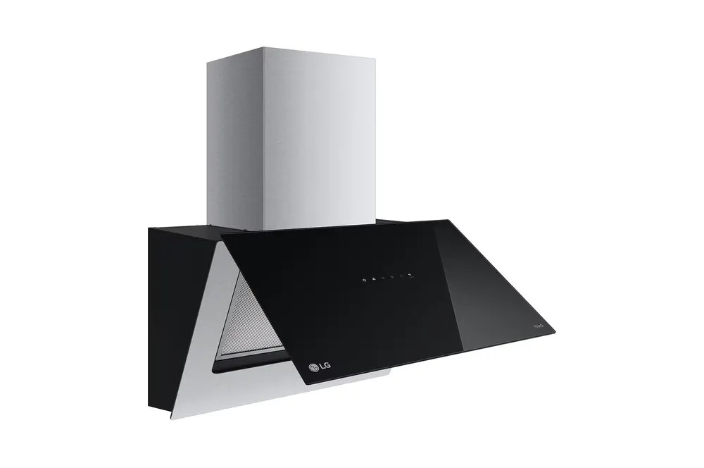 Lg - Hotte Décorative Murale Inclinée Hcez2428b Thinq — vue 8