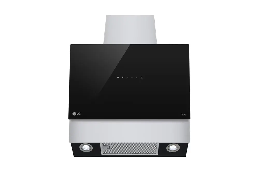 Lg - Hotte Décorative Murale Inclinée Hcez2428b Thinq — vue 3