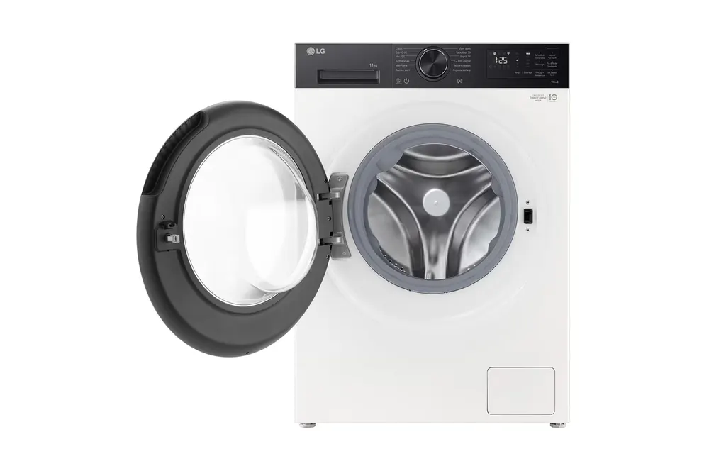 LG Lave-linge 11 kg AI DirectDrive™ Steam™ - F14X58BWST — vue 2