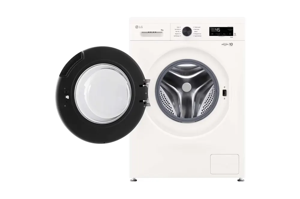 Lg - Lave Linge Hublot F94b16whs - 9 Kg - 1400 Tr/Min - Classe A - Moteur Induction Entraînement Direct - Connecté — vue 3