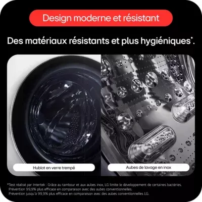 Lg - Lave Linge Hublot F94x56wsta - 9 Kg - 1400 Tr/Min - Classe A - Moteur Direct Drive - Autodosage - Connecté — vue 22