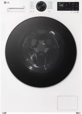 Lg - Lave Linge Hublot F94x56wsta - 9 Kg - 1400 Tr/Min - Classe A - Moteur Direct Drive - Autodosage - Connecté